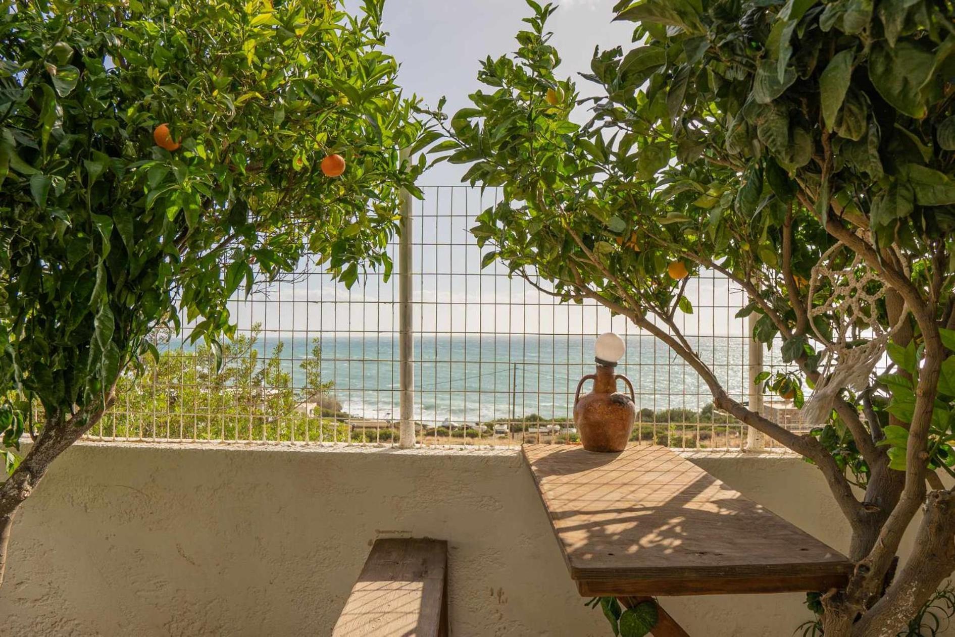Studios Anna Maria With Sea View Kapetanianá Kültér fotó